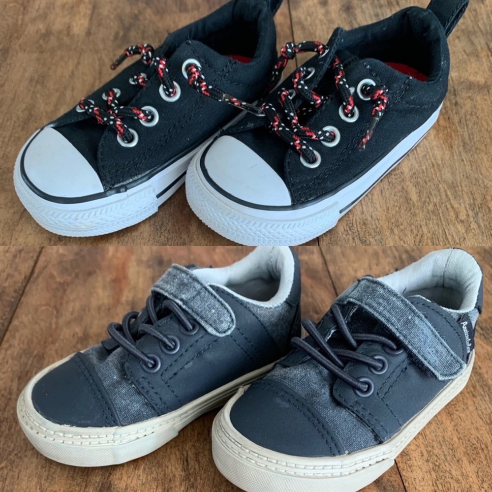 Converse & American EagleToddler sneakers 2 pair!